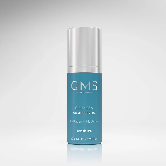 COLLAGEN NIGHT SERUM SENSITIVE - Éjszakai kollagénszérum érzékeny bőrre, azonnali feszesítő és sejtregeneráló hatással - 30ml